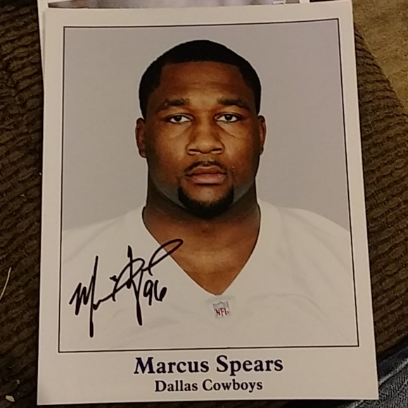 Marcus Spears #96 signed photo Dallas Cowboys - Picture 2 of 5
